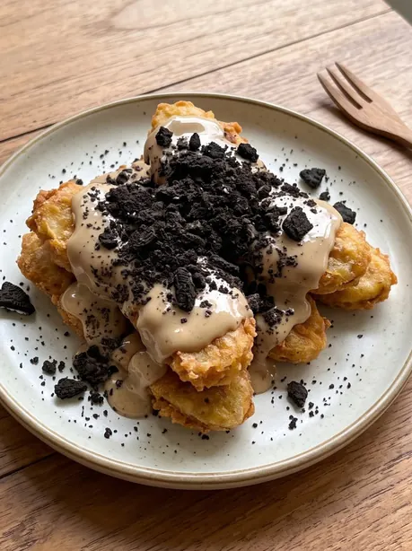 Pisang Tiramisu Crunch